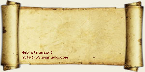 Jasmina Bebić vizit kartica